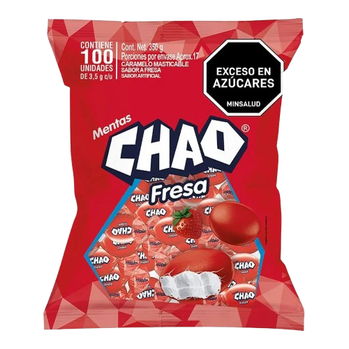 Chao pepa Fresa x 100